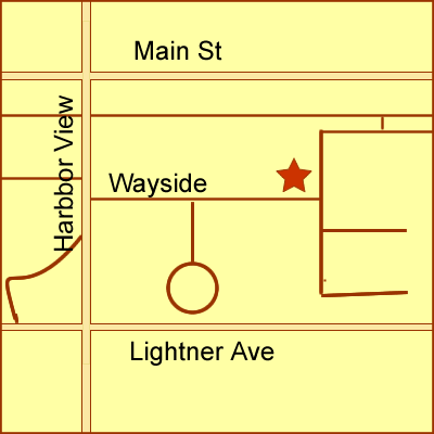 location of pub on map